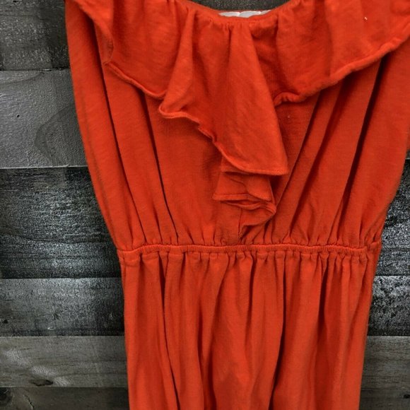 Ann Taylor Loft Spaghetti Strap Ruffle Dress Sz XS - Picture 4 of 7